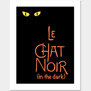 Le Chat Noir in the Dark Posters and Art